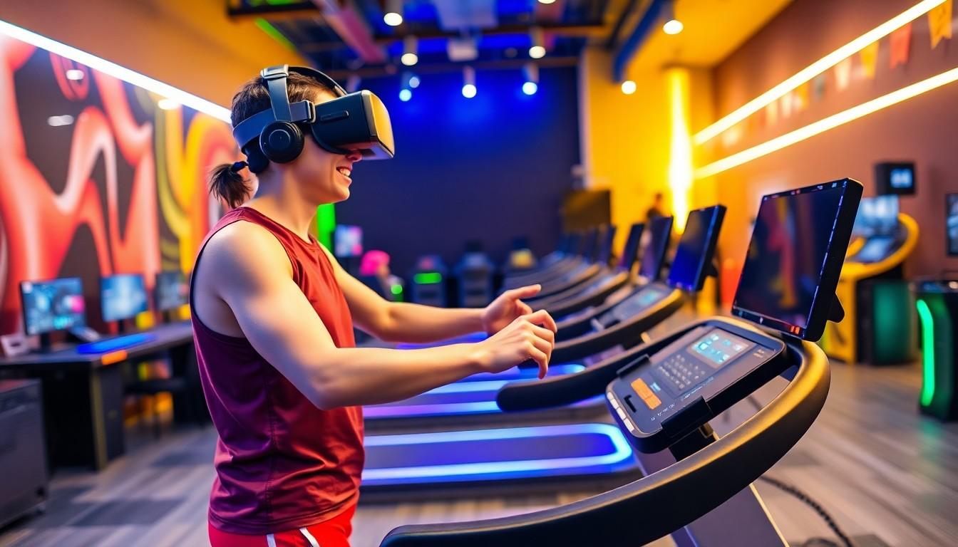 vr gaming treadmill